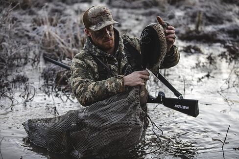 Cupped Waterfowl Large Mesh Bag, Durable Mesh Storage with Shoulder Straps Duck Decoy Bag, Brown, One Size in Saudi Arabia
