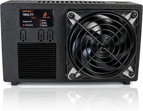 Luckyaxe B401 SHA‑256 Bitcoin ASIC Miner, 7.8‑8 TH/s 160W Low Noise Desktop Crypto Miner, Dual‑Band WiFi & RJ45 Ethernet, 250W Power Supply Included in Kuwait