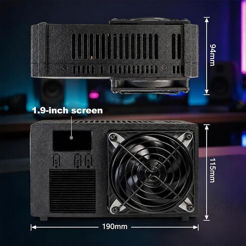 Luckyaxe B401 SHA‑256 Bitcoin ASIC Miner, 7.8‑8 TH/s 160W Low Noise Desktop Crypto Miner, Dual‑Band WiFi & RJ45 Ethernet, 250W Power Supply Included in Kuwait
