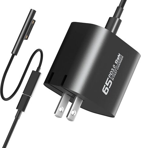Feppery 65W Surface Pro Charger Compatible with Microsoft Surface Laptop，Go Tablet, Book3/2/1 and All 65W USB Type C Power Adapter in Kuwait