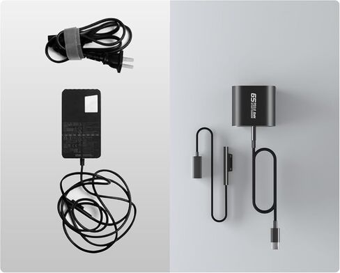 Feppery 65W Surface Pro Charger Compatible with Microsoft Surface Laptop，Go Tablet, Book3/2/1 and All 65W USB Type C Power Adapter in Kuwait