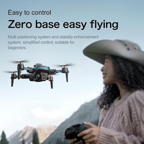 XT555 GPS Drones with 4K Camera for Adults, 4.5" HD Screen on Controller | 60 Mins Flight Time, Follow Me, Auto Return, Brushless Motor, Obstacle Avoidance, Foldable 4K Drone for Beginner Gift Toy in Saudi Arabia