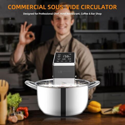 1400W Sous Vide Cooker, Precision Immersion Circulators with large Touchscreen Accurate Temperature Timer (120V with WiFi) in Saudi Arabia