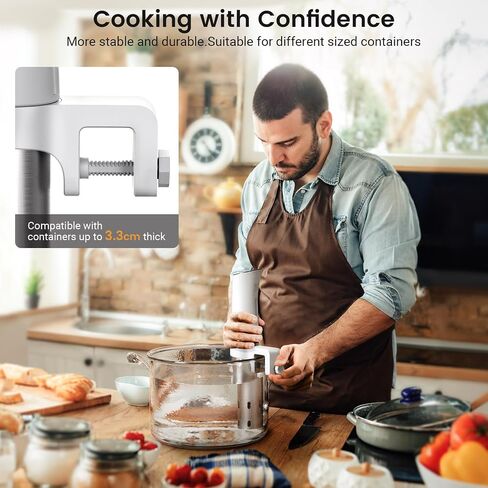 BLITZHOME Sous Vide Machine, WiFi APP Included, 1100W Sous Vide Cooker with Accurate Temperature & Timer, Stainless Ultra Quiet Precision Immersion Circulator Device, Kitchen Gadgets with Recipes in Kuwait