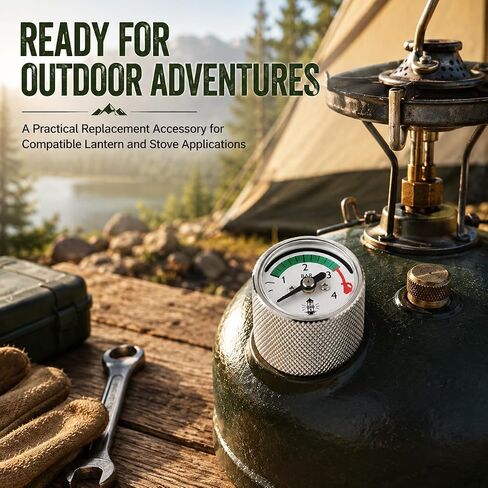 Pressure Gauge Fuel Filler Cap Compatible with Coleman Lanterns Parts & Stoves (Silvery White) in Saudi Arabia
