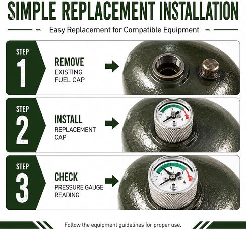Pressure Gauge Fuel Filler Cap Compatible with Coleman Lanterns Parts & Stoves (Silvery White) in Saudi Arabia