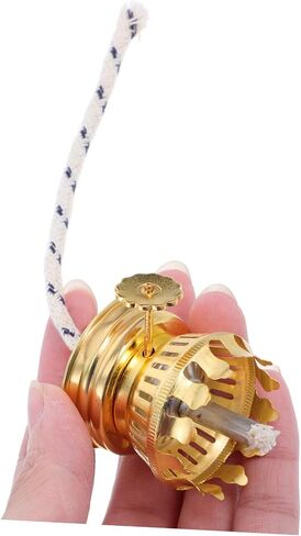 2 Pcs Kerosene Lamp Burner with Wicks Oil Lamp Replacement Parts for Vintage Lantern Repair Oil Wick Holder for DIY Making 1.81 X 1.41 X 1. in Saudi Arabia