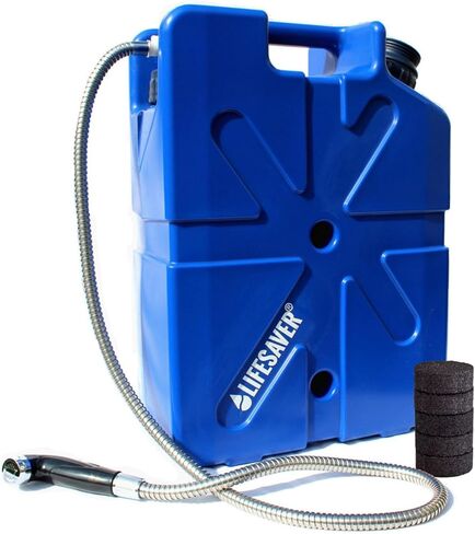 مرشحات الكربون المنشط من LifeSaver Jerrycan (5 عبوات) - تقلل من الكلور والروائح والمعادن الثقيلة - فلتر مياه من الكربون المنشط من Jerry Can - متوافق مع أجهزة تنقية المياه من LifeSaver Jerrycan in Kuwait