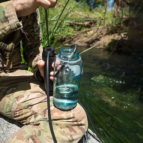 Katadyn Pocket Ceramic Hand Pump Water Filter, Black Edition | 13,000 Gallon Capacity, 20-Year Guarantee, For Survival, Emergency Preparedness & Expeditions in Saudi Arabia