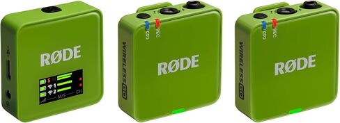 RØDE Wireless GO (Gen 3) – Compact Wireless Mic – Pristine Audio, 32-bit Float Recording, Automatic Level Control, for Phones, Cameras and Computers (Green) in Kuwait