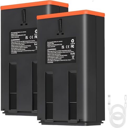 4000mAh 10.8V 43.2Wh 2 Pack Power Mag Plus Rechargeable Batteries Compatible with Moultrie Edge Series Trail Cameras - Fits for Edge, Edge PRO, Edge 2, Edge 2 PRO Series in Saudi Arabia