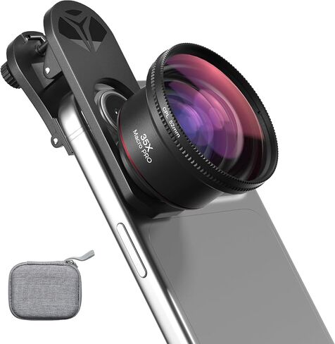 35X Macro Lens Kit for Smartphone with CPL Filter, HD Magnifier Photography Lens with Universal Lens Clip, Phone Camera Lens Attachment for iPhone 17/16/15/12/11 Samsung & Android Phone in Saudi Arabia