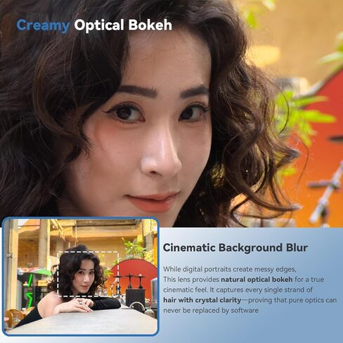 Fotorgear 60mm Portrait Lens for Smartphone, HD 2X Telephoto External Lens with T-Mount Interface, Professional Optical Bokeh & Distortion-Free for iPhone 16/15/14, Samsung, Pixel in Saudi Arabia