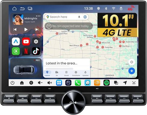 ATOTO S8L 10.1" AI Android Double Din Car Stereo, 4G LTE, 4G+64G Car Radio in Saudi Arabia
