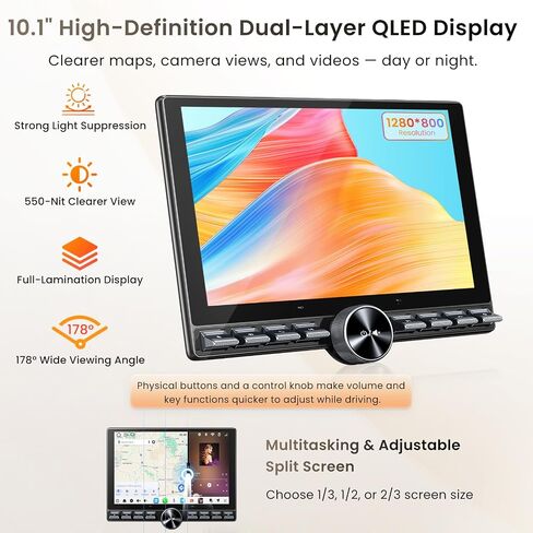 ATOTO S8L 10.1" AI Android Double Din Car Stereo, 4G LTE, 4G+64G Car Radio in Saudi Arabia