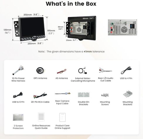 ATOTO S8L 10.1" AI Android Double Din Car Stereo, 4G LTE, 4G+64G Car Radio in Saudi Arabia