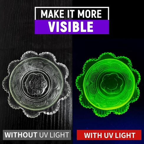 UV Flashlight Black Light, USB-C Rechargeable 395nm Blacklight Mini | Portable Handheld Powerful LED Ultraviolet Lights Flashlights, for Resin Curing, Uranium Glass, Pet Dog Urine Detection in Saudi Arabia