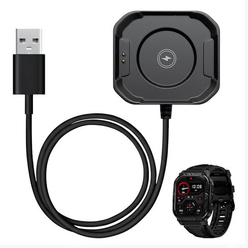 Carbinox USB Charger Compatible for Carbinox Smartwatch - Fast Charging Speed, Sleek Design, Reliable Functionality (Carbinox Blaze S) in Kuwait