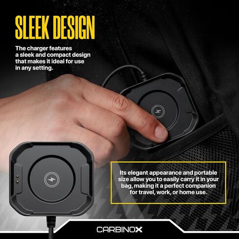 Carbinox USB Charger Compatible for Carbinox Smartwatch - Fast Charging Speed, Sleek Design, Reliable Functionality (Carbinox Blaze S) in Kuwait