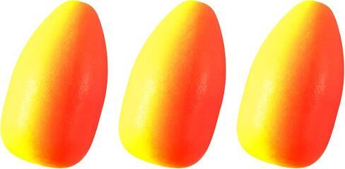 Alwonder 60-Pack Fishing Floats Bobbers Oval Bullet Foam Rig Floats Pompano Surf Ice Fly Fishing Trolling Fish Finder Bottom Live Bait Rigs Float for Bass Trout Walleye Crappie Redfish Bluegill in Kuwait