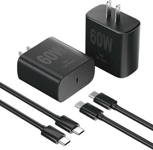 60W Super Fast Charger Samsung Charger Android Phone Chargers,2Pack USB C Charger Fast Charging Block & 10FT USB C Cable Cord for Samsung Galaxy S26 Ultra/S26/S26+/S25 Ultra/S25/S24/S23/S22 Ultra/S20 in Saudi Arabia