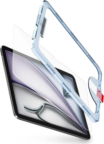واقي شاشة بيرسيم لجهاز iPad A16 الجيل الحادي عشر/العاشر (11/10.9 بوصة، 2025/2022) | زجاج مقسى 9H، شفاف عالي الدقة، مضاد للخدش، حساسية عالية، متوافق مع قلم Apple، صديق للحافظة، مجموعة EZ، عبوة واحدة in Kuwait