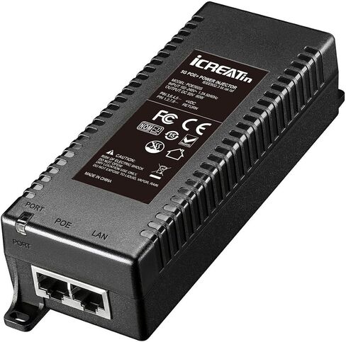 Gigabit POE Injector Adapter, IEEE 802.3af Compliant, 10/100/1000Mbps RJ45, up to 328 ft, Compatible with TL-POE150S, TPE-113GI in Saudi Arabia