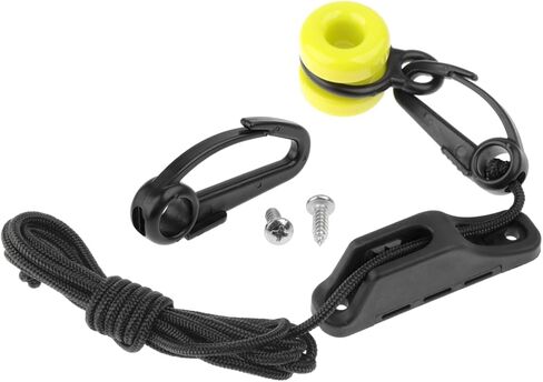 Downrigger Weight Retriever Kit, Fairlead Cleat 86 Cord with Snap | Trolling Sinker Weight Retriever, for Safe and Easy Weight Management - Ideal for Trolling and Deep-Sea Fishing in Saudi Arabia