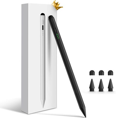 STYLUSHOME Pencil for Apple iPad, 2X Fast Charge Stylus Pen for iPad Pro | 2 in 1, Palm Rejection, Tilt Sensitivity, For 2018-2026 Apple Pencil iPad A16/8/9/10th,Pro 13/12.9/11th,Air M3/M2/,Mini 7/6/5 in Kuwait