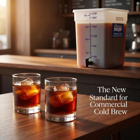 Cold Brew Cube, Cold Brew Coffee Set,5 Gallon Cold Brew Coffee Maker with Spigot, Large Cold Brew System with Daul Filter, Iced Coffee & Tea Maker, Low Acid Brewer in Saudi Arabia
