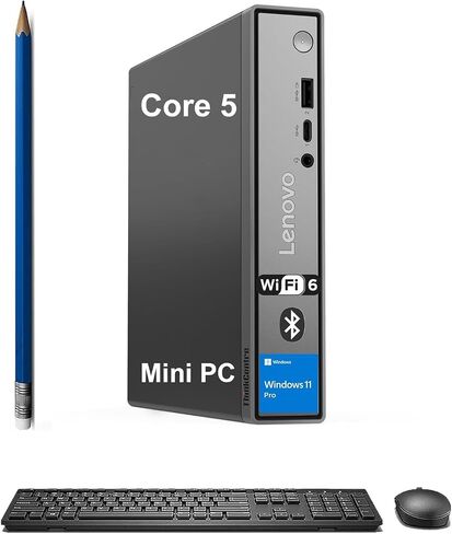 كمبيوتر Lenovo ThinkCentre neo 50q Tiny Business، Intel Core 5-210H (> Ultra 7 155U)، كمبيوتر IST مخصص 16 جيجابايت/32 جيجابايت/64 جيجابايت ذاكرة الوصول العشوائي DDR5، 512 جيجابايت/1 تيرابايت/2 تيرابايت SSD، كمبيوتر صغير الحجم MFF، DisplayPort، Ethernet، W in Kuwait