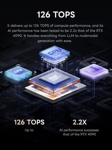 MINISFORUM MS-S1 MAX Mini AI Workstation PC, AMD Ryzen AI Max+ 395 (16C/32T),RDNA3.5 GPU,128GB LPDDR5x RAM 2TB SSMINI PC, Dual M.2 PCIe 4.0,PCIe x16 Slot, USB4 V2(80Gbps)& Dual 10GbE, 320W PSU,Wi-Fi 7 in Saudi Arabia