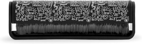 am Carbon Fiber Anti-Static Record Brush for Vinyl Records & Turntables | Keith haring Carbon fiber anti static record brush for removing dust and static from vinyl records without scratching grooves in Kuwait