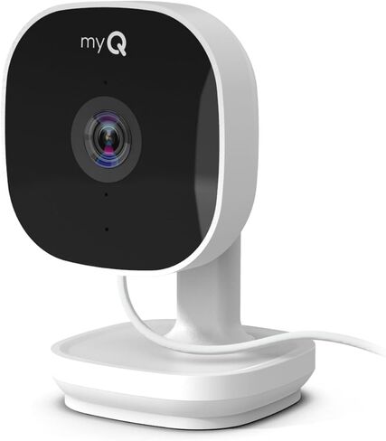 Chamberlain myQ Smart Indoor Security Camera – 1080p HD Video, Night Vision, Motion Detection, Wi-Fi, Two-Way Audio, Smartphone Control in Kuwait