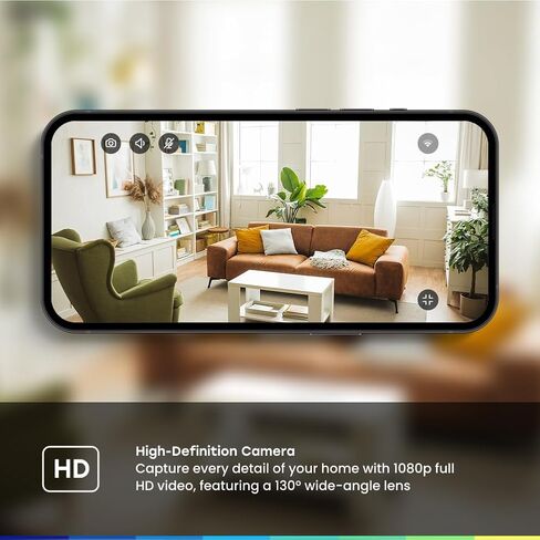 Chamberlain myQ Smart Indoor Security Camera – 1080p HD Video, Night Vision, Motion Detection, Wi-Fi, Two-Way Audio, Smartphone Control in Kuwait