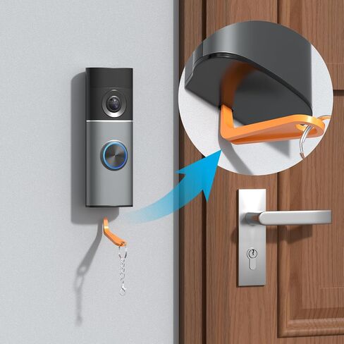 Doorbell Removal Tool for Ring Video Doorbells - Fits 2026 Ring Battery Doorbell (New-est Model)/ Pro/Plus 2nd-Gen, Wired Door Bell Pro/Plus, Opening Key Tool with Keychain 2-Pack in Saudi Arabia