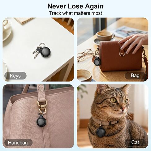 2026 Air Tags for Android-4 Pack,Dual System for iOS Find My & Android Find Hub,Replaceable Battery,Loud Ring,IP68 Waterproof,Smart Bluetooth Tracker for Keys,Luggage,Wallets in Saudi Arabia