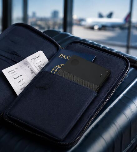 Wallet Tracker Card for Android, Ultra Thin 2.5mm Bluetooth Card Tracker, 5 Year Battery, Loud 115dB Locator for Wallet, Passport, Luggage, Works with Google Find Hub (Android Only) in Saudi Arabia
