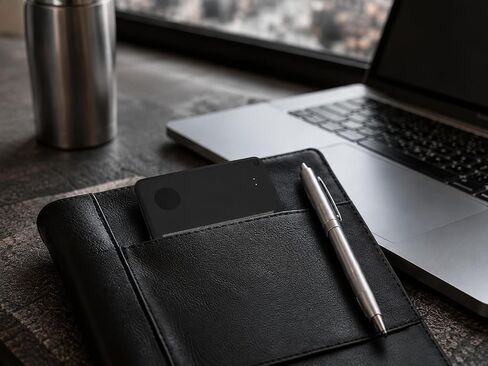 Wallet Tracker Card for Android, Ultra Thin 2.5mm Bluetooth Card Tracker, 5 Year Battery, Loud 115dB Locator for Wallet, Passport, Luggage, Works with Google Find Hub (Android Only) in Saudi Arabia