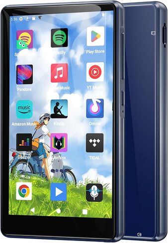 160GB MP4 MP3 Player with Bluetooth and WiFi, Spotify for Kids | 4.5" Touchscreen, Parental Controls Android MP4 Player with Amazon Music, YouTube, Pandora, Audible, Support 1TB MicroSD Card in Saudi Arabia