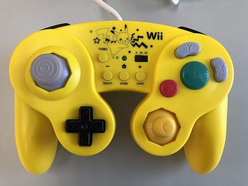 Classic Controller for Wii U Pikachu (benefits Wii remote control sheet (Pikachu) included) in Saudi Arabia