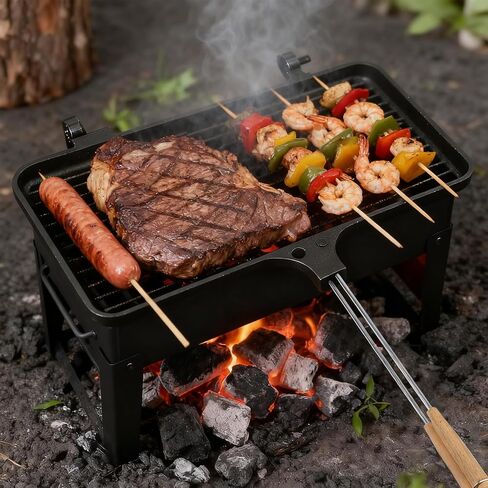 Cast Iron Sandwich Maker, Campfire Cooking Equipment, Pie Maker, Pie Iron Suitable for Outdoor/Camping/Kitchen/Baking Sandwiches in Saudi Arabia