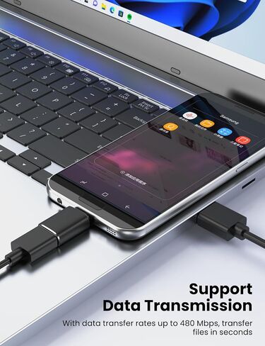 10 Pack USB to Micro USB Adapter Micro USB 2.0 OTG Cable Converter(Black) | S7 LG, Flash Drive, Mouse, Keyboard,Samsung S7 S6 Edge S4 S3 LG G4 DJI Spark Mavic Remote Controller Android Tablets in Saudi Arabia