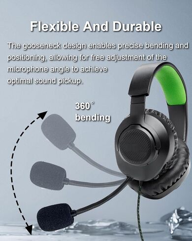 Replacement Game Microphones for JBL Quantum 100 Gaming Headsets | Q100 Noise Cancelling Mic with Foam Windscreen for Clear In-Game on PS5 PS4 PC Xbox, 2.5mm Plug in Saudi Arabia