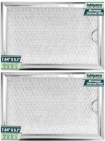4Pcs Microwave Grease Filter Replacement for LG 5230W1A012B, Microwave Filter Replacement 7.64" x 5.1" Grease Filter Replacement in Saudi Arabia