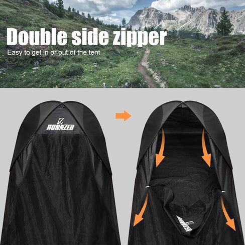L RUNNZER Single Person Pop Up Tent, 1 Person Mosquito Net Tent in Saudi Arabia