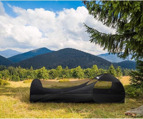 L RUNNZER Single Person Pop Up Tent, 1 Person Mosquito Net Tent in Saudi Arabia