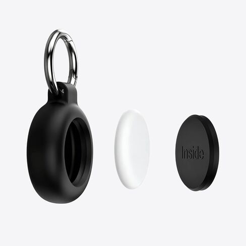 Air Tracker Tags 2 Pack [Apple MFi Certified], Key Finder Works with Find My iOS Only, No App Needed, Bluetooth Tracker for Keys Wallet Luggage Backpack, IP67 Waterproof Silicone Case, 365-Day Battery in Saudi Arabia