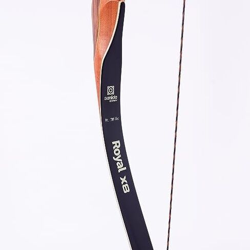 مجموعة القوس Sanlida Archery Royal X8 مقاس 60 بوصة من قطعة واحدة بوزن 30 رطل و2 قطعة من الأوتار الفلمنكية D97 in Kuwait