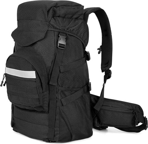 Jueachy 35L Hiking Backpack for Men: Lightweight Camping Back Pack | 2.14 LB Ultralight Backpacking Backpack - Molle Tactical Hiking Rucksack Breathable Durable for Outdoor Mountain Travel in Saudi Arabia